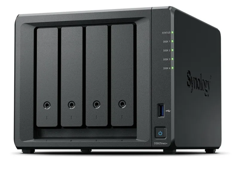 Serwer NAS DS925neo+ 4x0HDD 2,2Ghz 1x4GB DDR4 2x2,5GbE 3Y