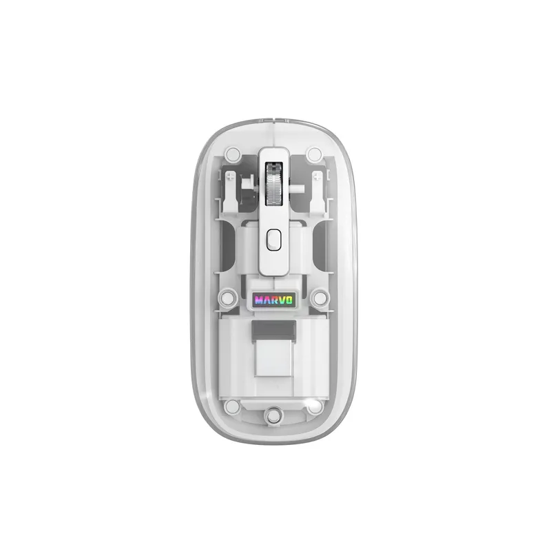 Mysz biurowa PRIS M B10 wireless biała