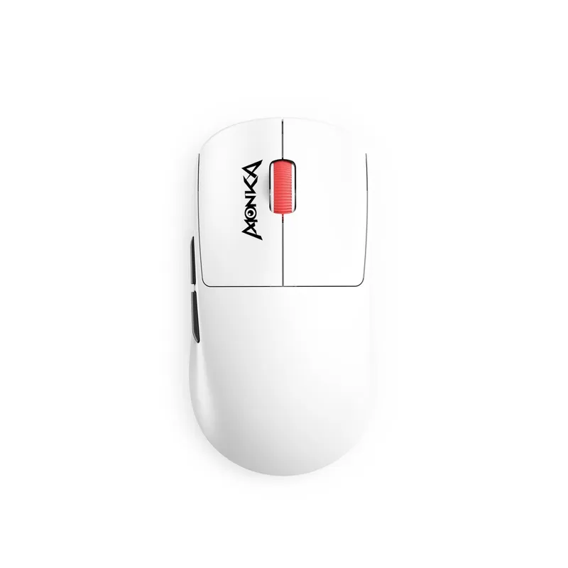Mysz gamingowa PRIME bezprzewodowa biała DPI 26000