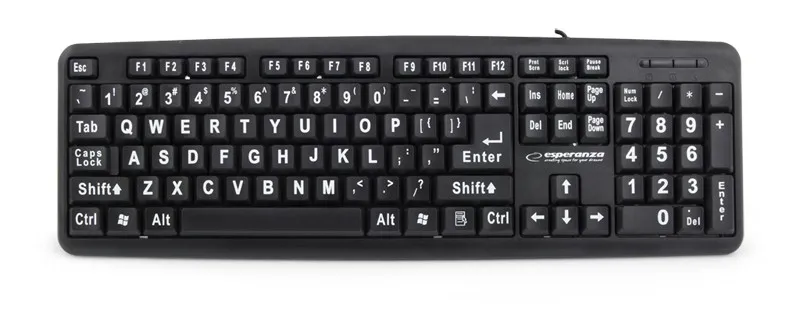 Klawiatura USB EK129 Przewodowa