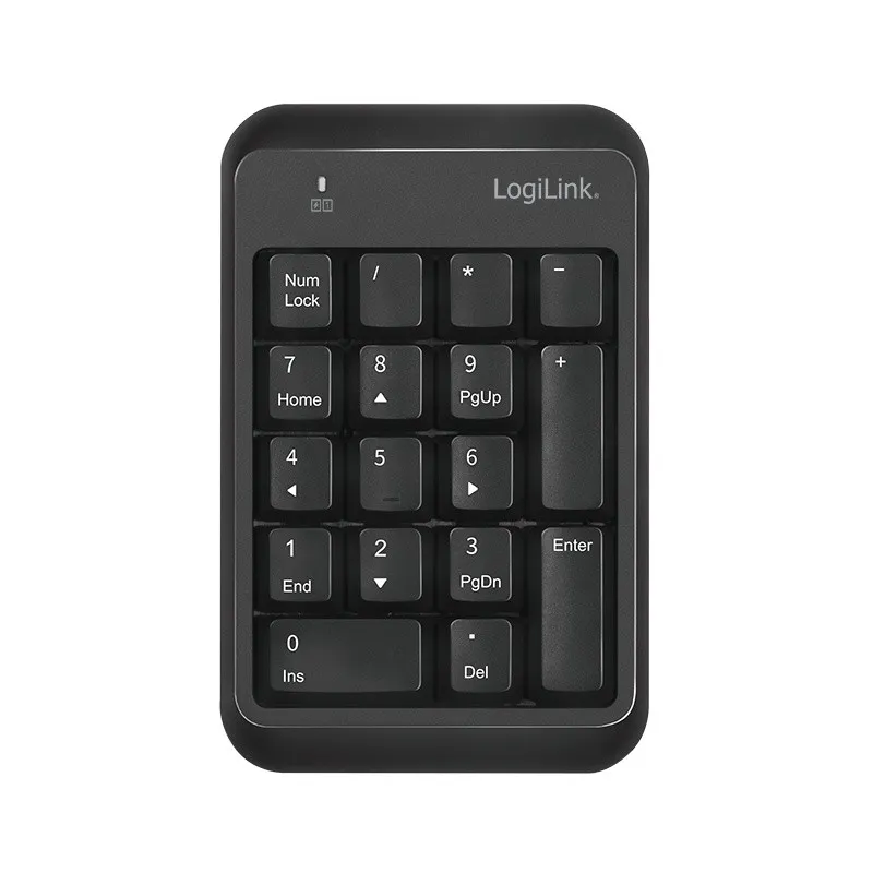 Klawiatura numeryczna Bluetooth v5.1 czarna