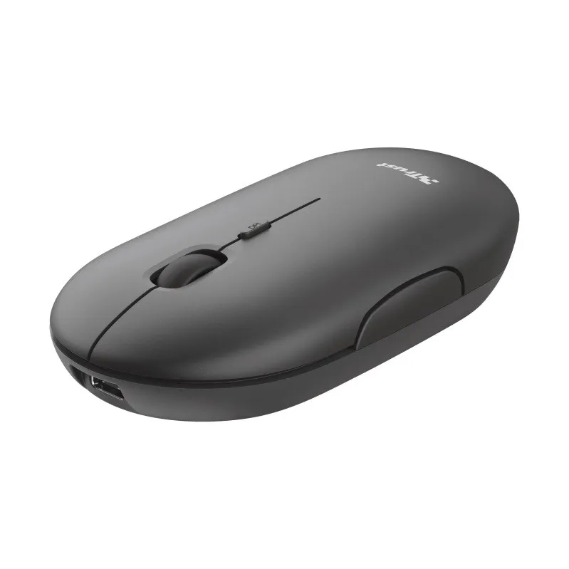 Mysz bezprzewodowa Puck Rechargeable czarna