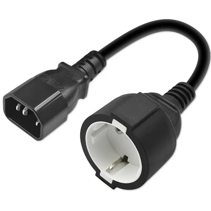 Adapter IEC 320 C14 / SCHUKO | 0.15m