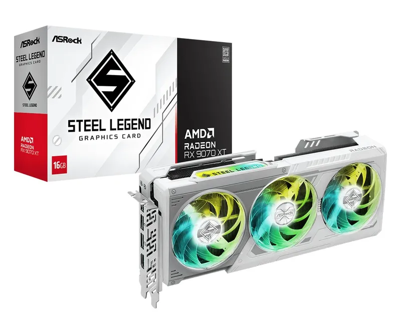 Karta graficzna Radeon RX 9070 XT Steel Legend 16GB