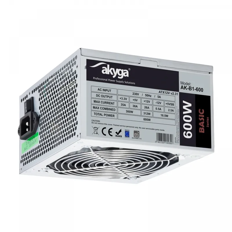 Zasilacz ATX AK-B1-600 600W