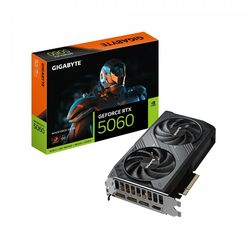 Karta graficzna GeForce RTX 5060 WINDFORCE OC 8G GDDR7 3DP/HDMI
