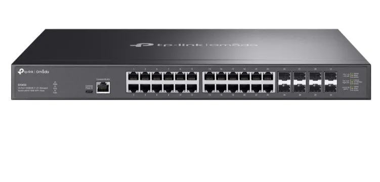 Przełącznik zarządzalny Omada SX3832 24-Port 10GBASE-T L2+ with 8 10GE SFP+ Slots