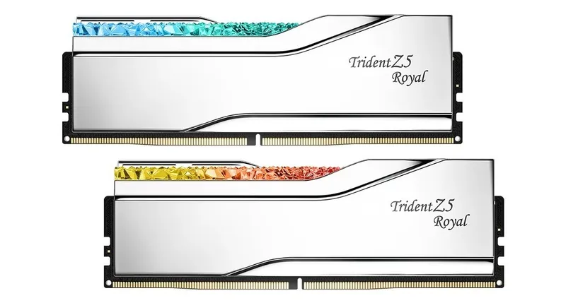 Pamięć PC - DDR5 32GB (2x16GB) Trident Z5 Royal RGB 6000MHz CL28 Silver