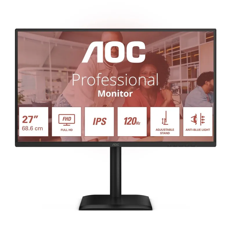 Monitor 27E4U 27 cali IPS 120Hz HDMI DP VGA Pivot