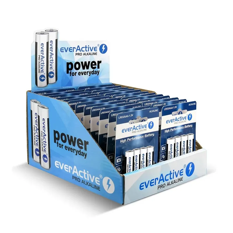 Baterie LR03/AAA pro alkaline display handlowy 96 szt.