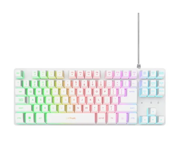 Klawiatura gamingowa podświetlana GTX 833 Thado TKL biała