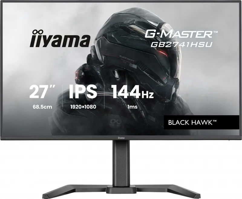 Monitor 27 cali GB2741HSU-B1 IPS,FHD,144Hz,1ms,2xUSB,350cd,HDMI,DP, HAS (150) PIVOT